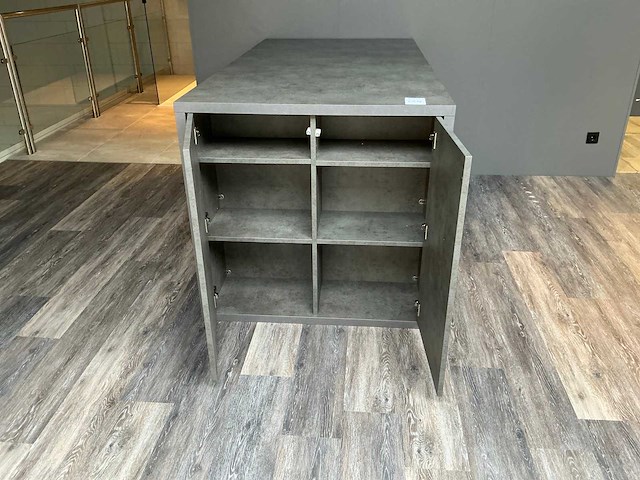 Hoge kantinetafel met kast - afbeelding 4 van  4