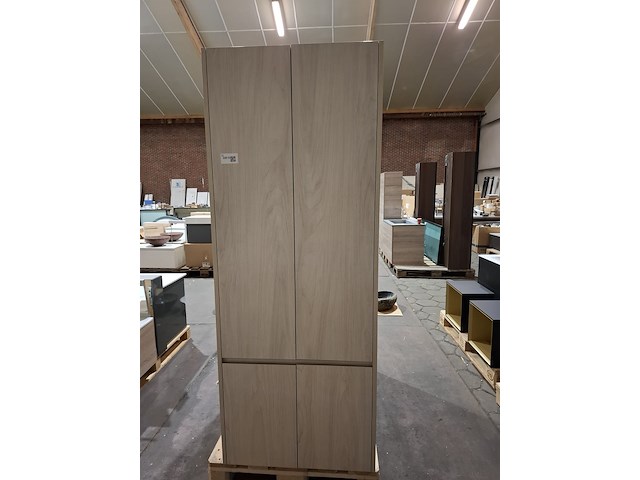 Hoge kast edoné, licht eiken - afbeelding 1 van  7