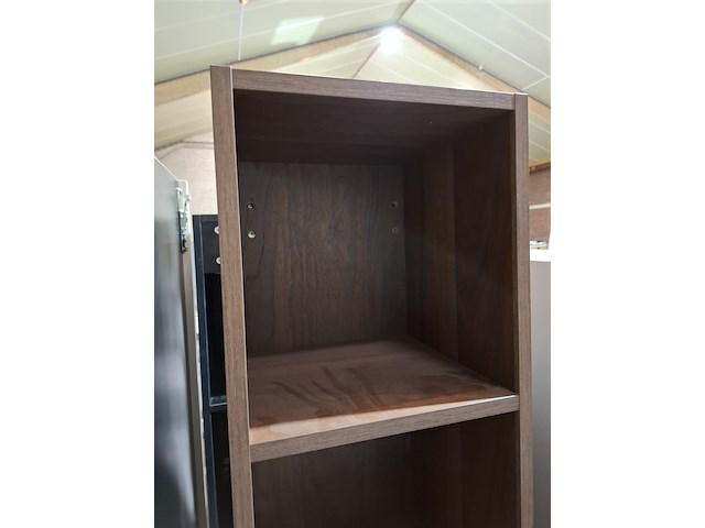 Hoge kast elise, open, mahonie - afbeelding 3 van  4