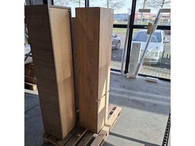 Hoge kast, hr badmeubelen, casella oak - afbeelding 3 van  8