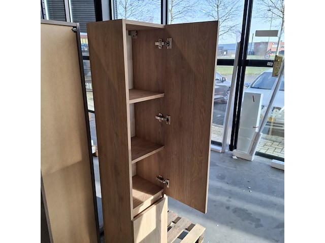 Hoge kast, hr badmeubelen, casella oak - afbeelding 4 van  8