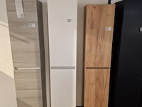 Hoge kast, hr badmeubelen, mat wit - afbeelding 1 van  4