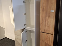 Hoge kast, hr badmeubelen, mat wit - afbeelding 2 van  4