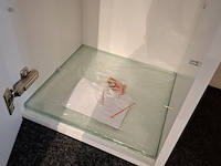 Hoge kast, hr badmeubelen, mat wit - afbeelding 3 van  4