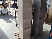 Hoge kast, hr badmeubelen, natuur eiken - afbeelding 1 van  10