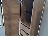 Hoge kast, hr badmeubelen, natuur eiken - afbeelding 5 van  10