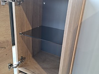 Hoge kast, hr badmeubelen, natuur eiken - afbeelding 6 van  10