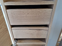 Hoge kast, hr badmeubelen, natuur eiken - afbeelding 8 van  10