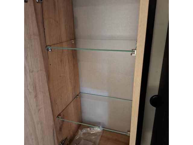 Hoge kast, hr badmeubelen, natuur eiken - afbeelding 3 van  4