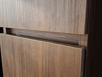 Hoge kast, hr badmeubelen, noten - afbeelding 4 van  4