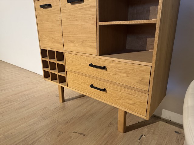 Hoge kast label51, cali, naturel - afbeelding 3 van  4