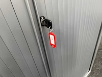 Hoge stalen roldeurkast - grijs - afbeelding 3 van  4