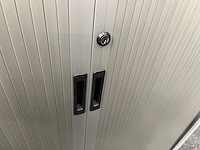 Hoge stalen roldeurkast - grijs - afbeelding 3 van  6