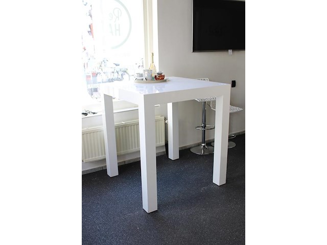 Hoge tafel afm. 100 x 100 x 110 cm. - afbeelding 2 van  2