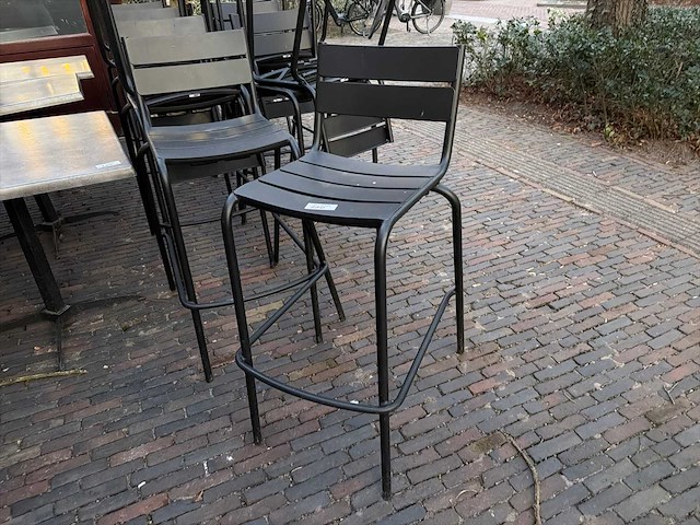 Hoge terrasstoel (16x) - afbeelding 1 van  5