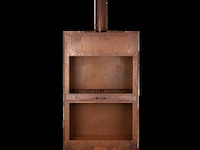 Hoge tuinhaard, cortenstaal, roest - afbeelding 1 van  3