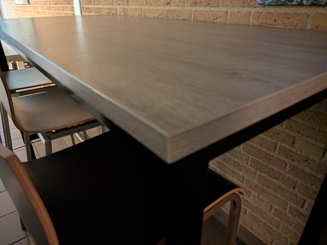 Hoge vergadertafel met 3x kruk - afbeelding 4 van  7