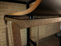 Hoge vergadertafel met 3x kruk - afbeelding 7 van  7