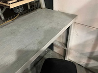Hoge werktafel met bureaustoel - afbeelding 5 van  5