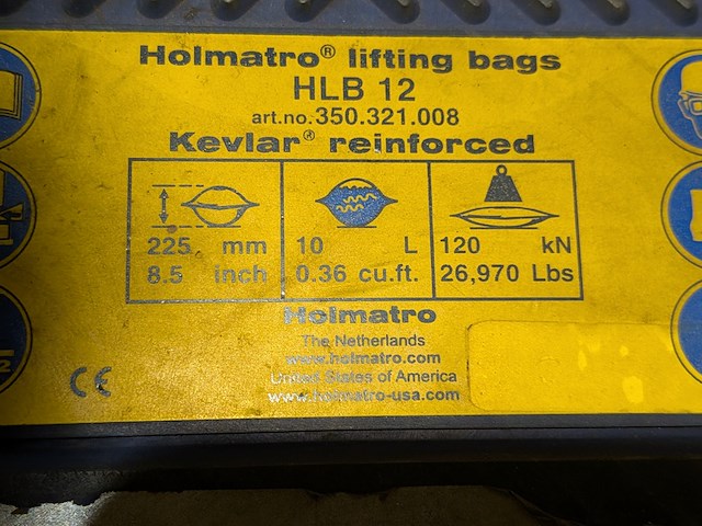 Hogedruk hefkussenset, holmatro, ewo - afbeelding 4 van  25