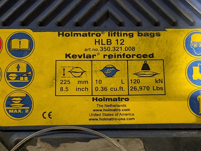 Hogedruk hefkussenset, holmatro, ewo - afbeelding 25 van  25