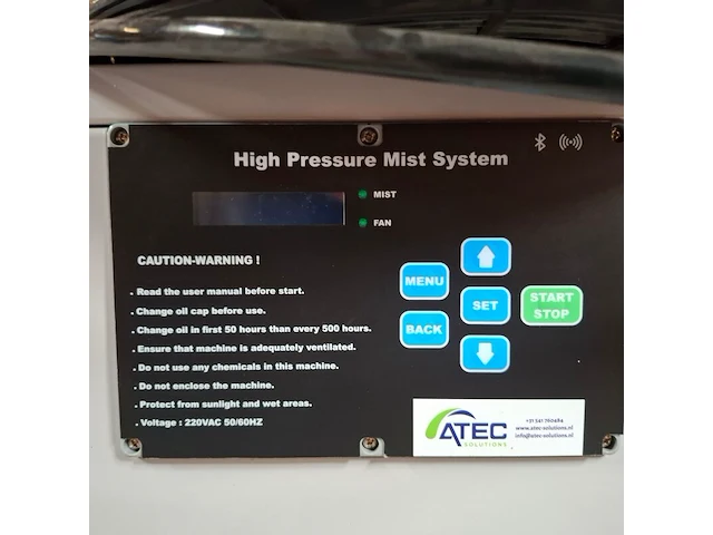 Hogedruk nevelsysteem, demo model atec - afbeelding 7 van  13