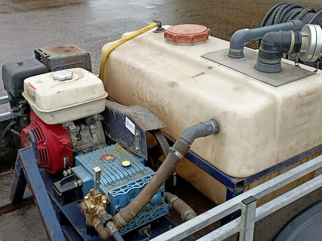 Hogedruk-riool reinigings- spuitunit, honda gx270 9.0hp motor - afbeelding 1 van  6