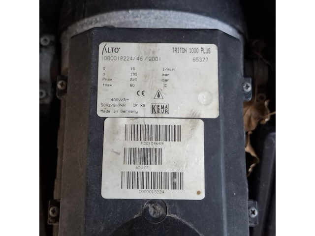 Hogedrukreiniger, alto, triton 1000 plus - afbeelding 6 van  8