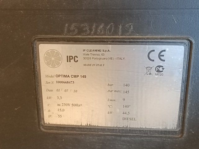 Hogedrukreiniger, dibo, optima cmp 149, 2010 - afbeelding 4 van  6