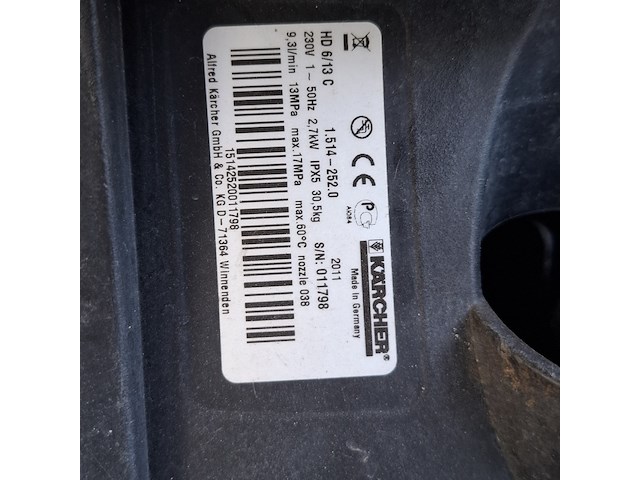 Hogedrukreiniger, kärcher , hd650 , oranje - afbeelding 9 van  9