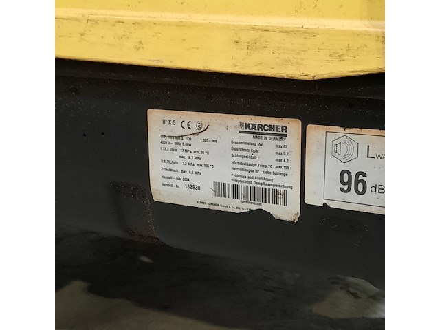 Hogedrukreiniger, kärcher, hds 695 s eco, 2004 - afbeelding 18 van  18