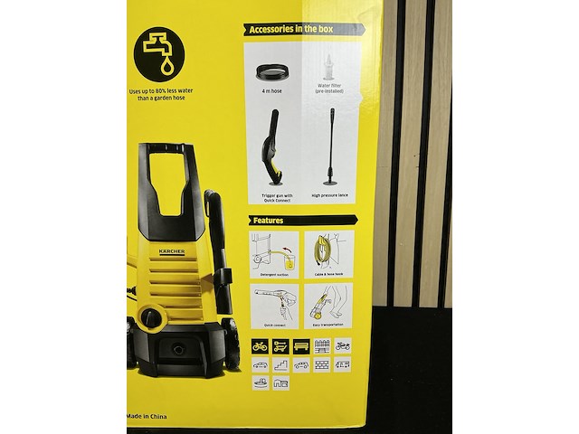 Hogedrukreiniger kärcher, k 2,390, geel zwart - afbeelding 5 van  5