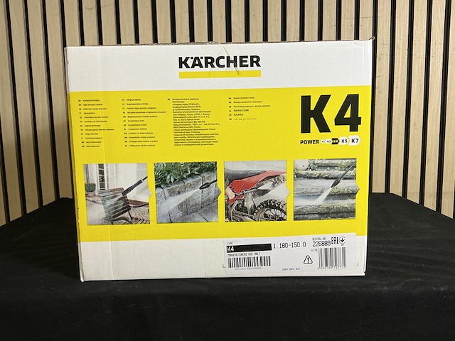 Hogedrukreiniger kärcher, k4, zwart/geel - afbeelding 3 van  5