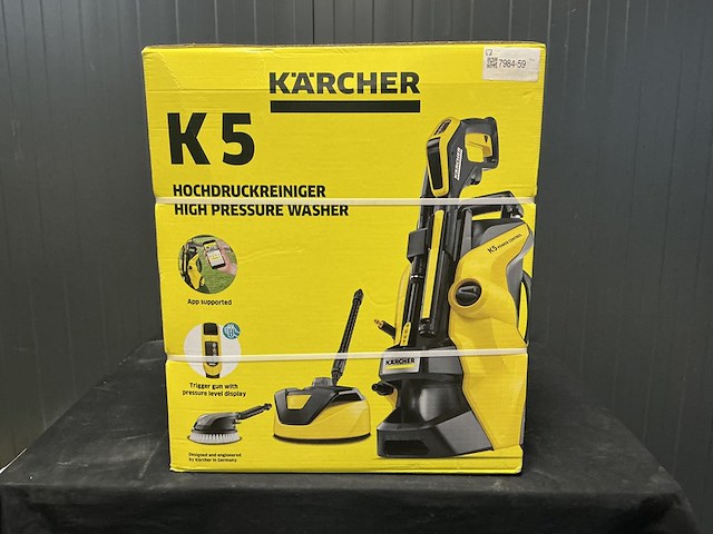 Hogedrukreiniger kärcher, k5 power control, zwart /geel - afbeelding 1 van  3