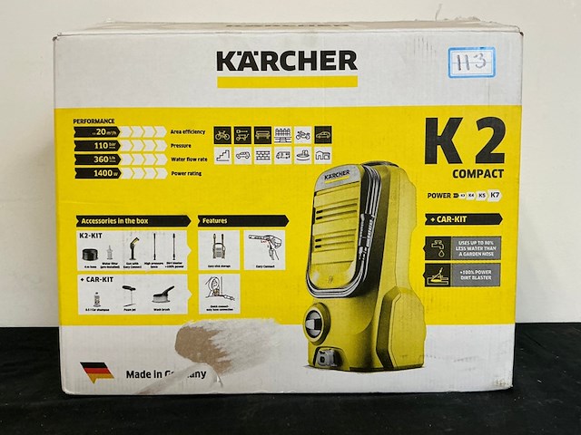 Hogedrukreiniger kärcher, khp1 - afbeelding 1 van  6