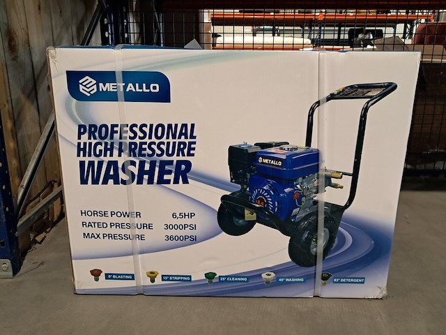 Hogedrukreiniger, metallo, bt-150 1200 watt cleaner, blauw - afbeelding 4 van  5