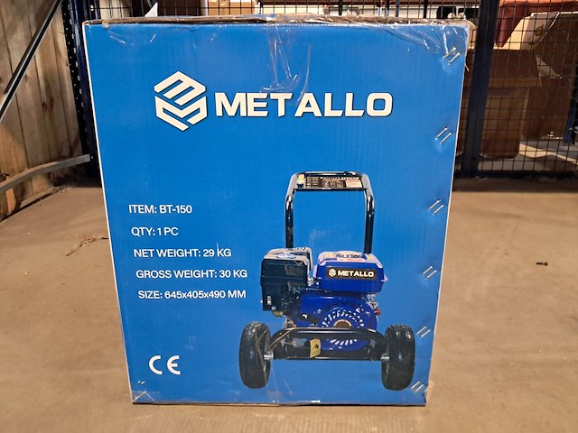 Hogedrukreiniger, metallo, bt-150 1200 watt cleaner, blauw - afbeelding 5 van  5
