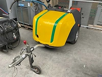 Hogedrukreiniger op aanhangwagen