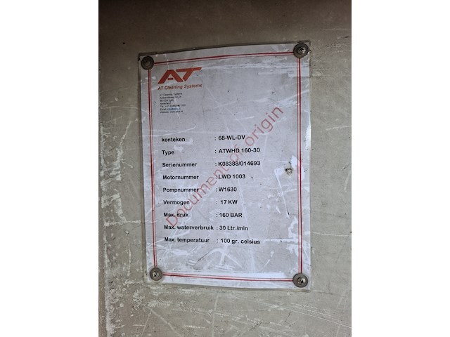 Hogedruktrailer, at cleaning systems, 2015 - afbeelding 6 van  20