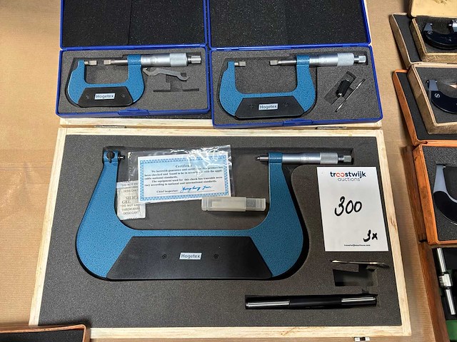 Hogetex buitenmaat micrometer (3x) - afbeelding 1 van  4