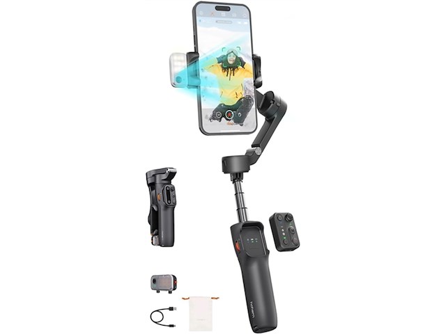 Hohem isteady v3 black smartphone gimbal stabilisator - afbeelding 1 van  5