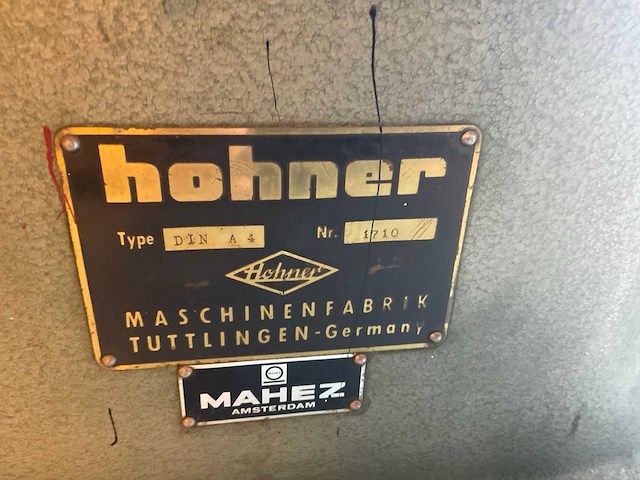 Hohner din a4 degelpers - afbeelding 10 van  11
