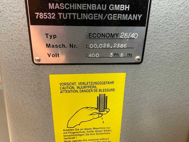 Hohner economy 25/40 hechtmachine - afbeelding 5 van  5