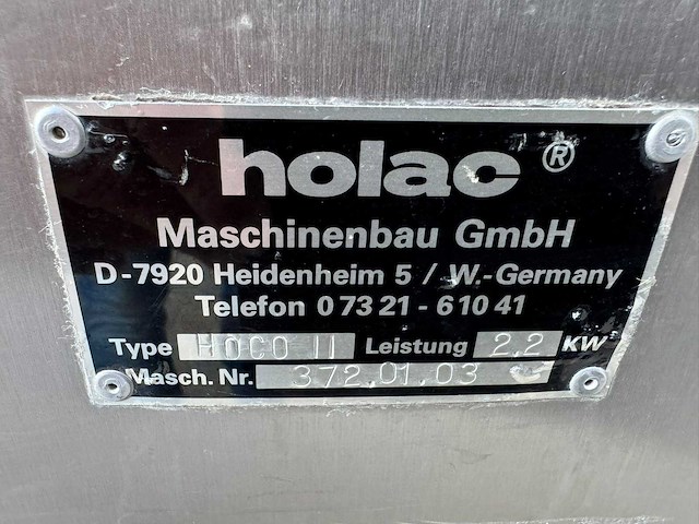 Holac - karbonadehakker - bevroren vleessnijmachine / slicer - afbeelding 2 van  2