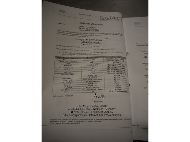 Holac maschinenbau gmbh - afbeelding 32 van  39