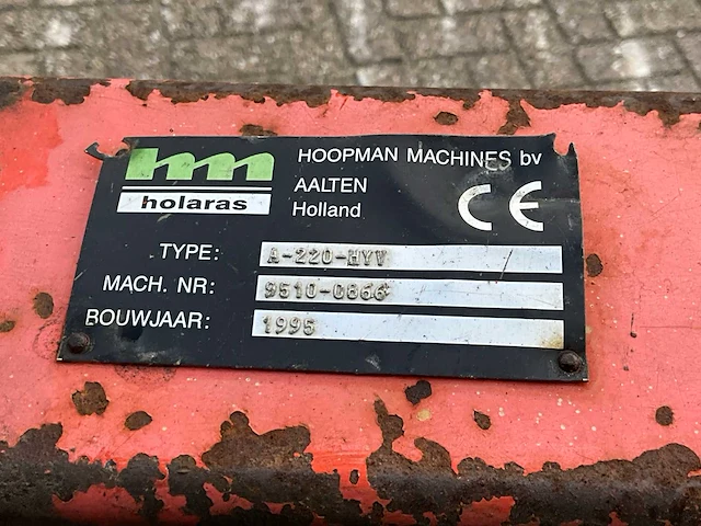Holaras a-220-hyy veegmachine - afbeelding 9 van  9