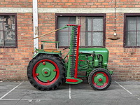 Holder 1955 1-cilinder oldtimer tractor + originele melkwagen, trh-44-x - afbeelding 16 van  48