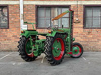 Holder 1955 1-cilinder oldtimer tractor + originele melkwagen, trh-44-x - afbeelding 26 van  48