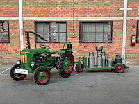 Holder 1955 1-cilinder oldtimer tractor + originele melkwagen, trh-44-x - afbeelding 43 van  48
