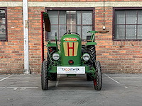 Holder 1955 1-cilinder oldtimer tractor + originele melkwagen, trh-44-x - afbeelding 9 van  51